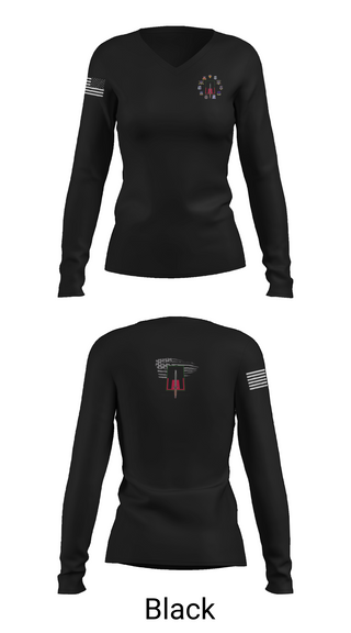 Womens Long Sleeve Vneck Shirt, 5th Armored Brigade, , Teamtime, Team time, sublimation, custom sports apparel, team uniforms, spirit wear, spiritwear, sports uniforms, custom shirts, team store, custom team store, fundraiser sports, apparel fundraiser