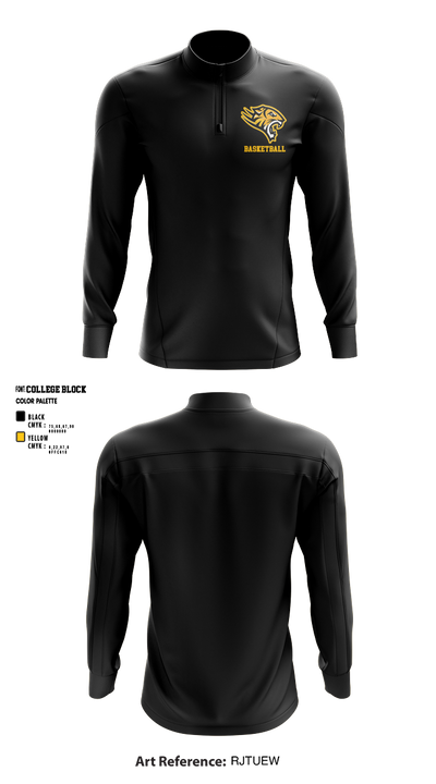 Kensington Multiplex High School Basketball 64272844 Quarter Zip Jacket - 3