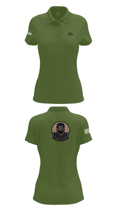 35th COMMS 55833668 Women's Short Sleeve Performance Polo  - 55