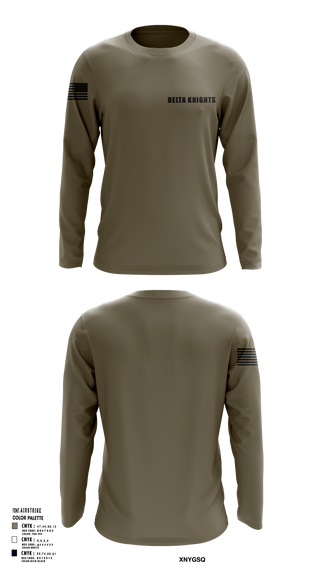 Long Sleeve Performance Shirt, Delta Knights, , Teamtime, Team time, sublimation, custom sports apparel, team uniforms, spirit wear, spiritwear, sports uniforms, custom shirts, team store, custom team store, fundraiser sports, apparel fundraiser