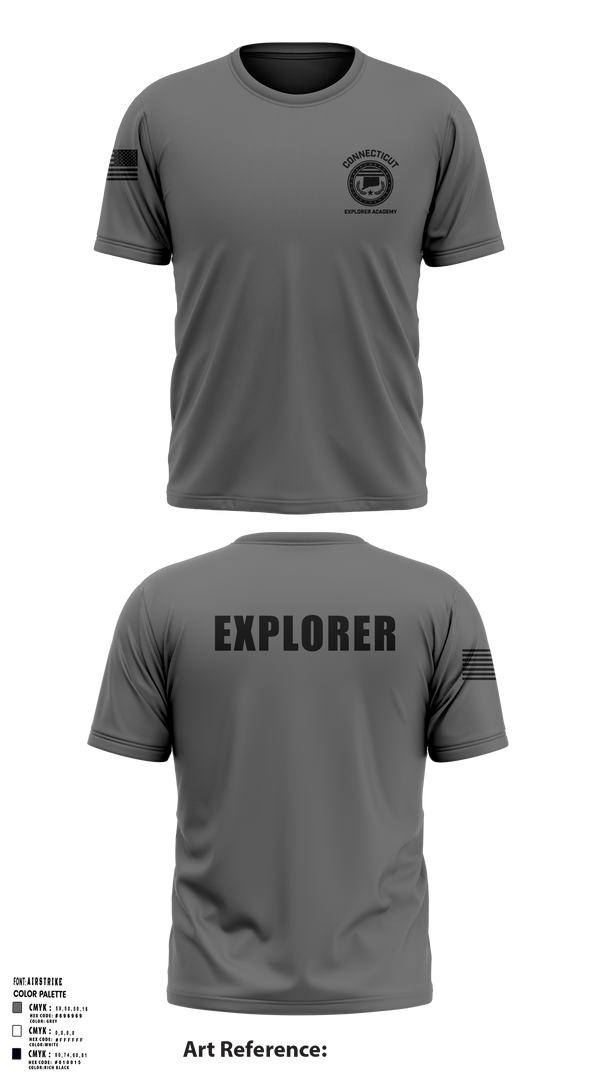 Short Sleeve Performance Shirt, Waterbury Police Explorers, , Teamtime, Team time, sublimation, custom sports apparel, team uniforms, spirit wear, spiritwear, sports uniforms, custom shirts, team store, custom team store, fundraiser sports, apparel fundraiser