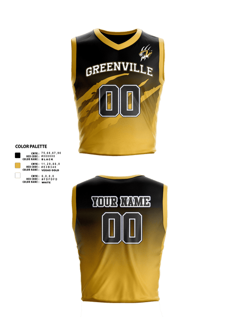 Mens Basketball Jersey, Greenville Middle School Basketball, Men's Basketball, Teamtime, Team time, sublimation, custom sports apparel, team uniforms, spirit wear, spiritwear, sports uniforms, custom shirts, team store, custom team store, fundraiser sports, apparel fundraiser