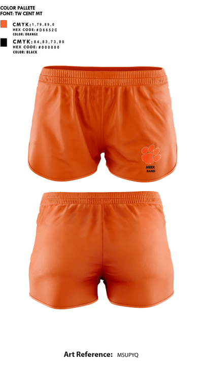 Meek High School Band 24198428 Women's Shorts - 1 (1)