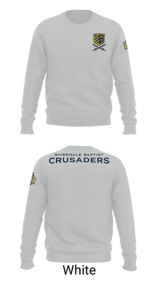 Crew Neck Sweatshirt, Riverdale Women's Basketball, Women's Basketball, Teamtime, Team time, sublimation, custom sports apparel, team uniforms, spirit wear, spiritwear, sports uniforms, custom shirts, team store, custom team store, fundraiser sports, apparel fundraiser