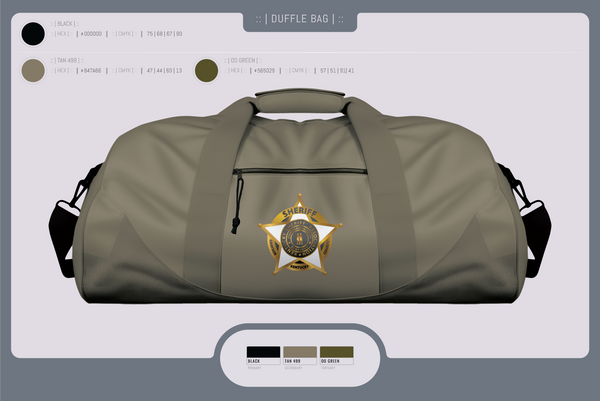 Duffle Bag, Deputy Cleveland, Police, Teamtime, Team time, sublimation, custom sports apparel, team uniforms, spirit wear, spiritwear, sports uniforms, custom shirts, team store, custom team store, fundraiser sports, apparel fundraiser