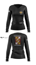 143rd ESC 13451514 Women's Long Sleeve V-neck Shirt - 5