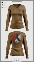 58th CEC-A 67069025 Women's Long Sleeve V-neck Shirt - 2