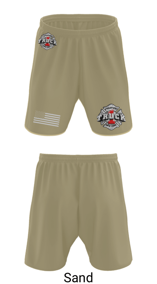 Athletic Shorts With Pockets, Truck 1, Fire Department, Teamtime, Team time, sublimation, custom sports apparel, team uniforms, spirit wear, spiritwear, sports uniforms, custom shirts, team store, custom team store, fundraiser sports, apparel fundraiser