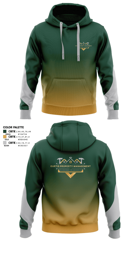 Hoodie, Curtis Property Management, , Teamtime, Team time, sublimation, custom sports apparel, team uniforms, spirit wear, spiritwear, sports uniforms, custom shirts, team store, custom team store, fundraiser sports, apparel fundraiser