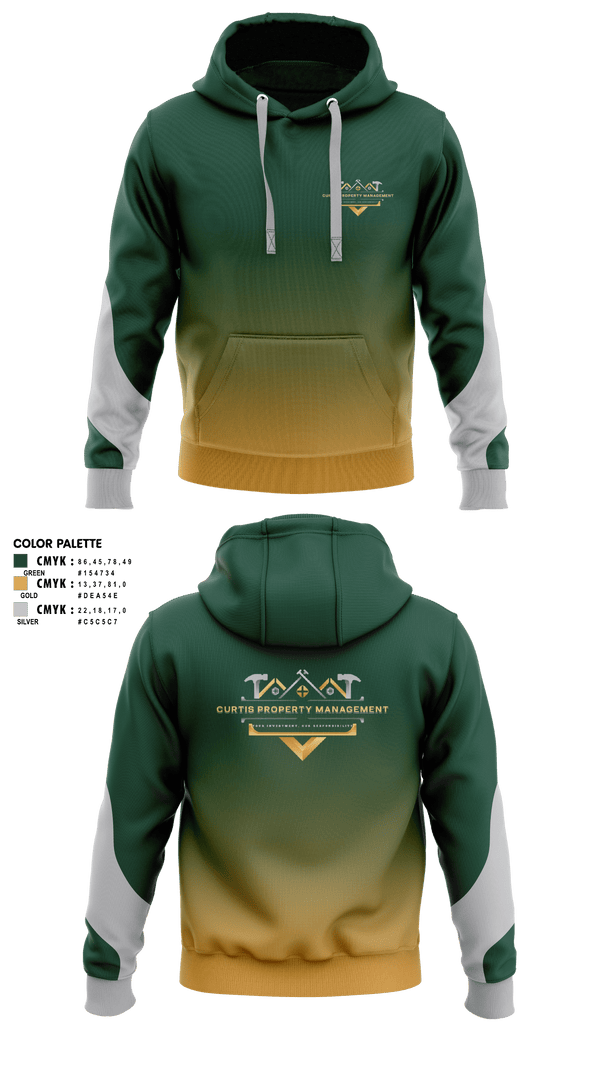 Hoodie, Curtis Property Management, , Teamtime, Team time, sublimation, custom sports apparel, team uniforms, spirit wear, spiritwear, sports uniforms, custom shirts, team store, custom team store, fundraiser sports, apparel fundraiser