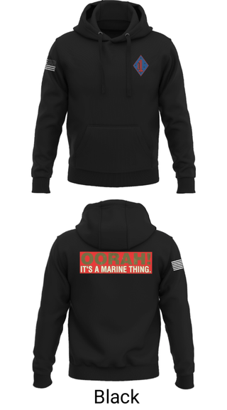 Hoodie, 1st Marine Regiment, Marines, Teamtime, Team time, sublimation, custom sports apparel, team uniforms, spirit wear, spiritwear, sports uniforms, custom shirts, team store, custom team store, fundraiser sports, apparel fundraiser
