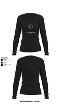 Battle Space Surveillance Company 88540160 Women's Long Sleeve V-neck Shirt - 22