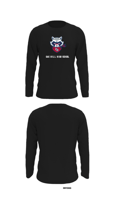 Oak Hill High School 95566271 Long Sleeve Performance Shirt - 27