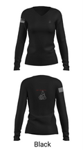 ALL STARS 5187952 Women's Long Sleeve V-neck Shirt - 35