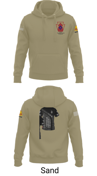 Hoodie, 121 transportation, National Guard, Teamtime, Team time, sublimation, custom sports apparel, team uniforms, spirit wear, spiritwear, sports uniforms, custom shirts, team store, custom team store, fundraiser sports, apparel fundraiser