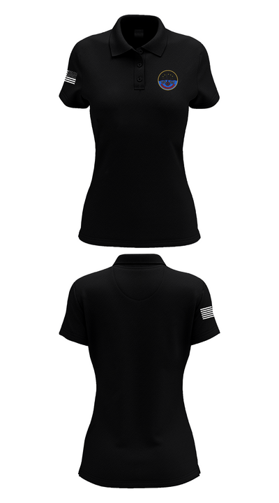 USS ALBANY SSN-753 81677877 Women's Short Sleeve Performance Polo  - 33
