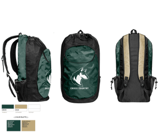Gear Bag, Hope Christian High School Cross Country, Cross Country, Teamtime, Team time, sublimation, custom sports apparel, team uniforms, spirit wear, spiritwear, sports uniforms, custom shirts, team store, custom team store, fundraiser sports, apparel fundraiser