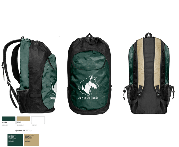 Gear Bag, Hope Christian High School Cross Country, Cross Country, Teamtime, Team time, sublimation, custom sports apparel, team uniforms, spirit wear, spiritwear, sports uniforms, custom shirts, team store, custom team store, fundraiser sports, apparel fundraiser