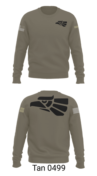 Crew Neck Sweatshirt, 578th A Co, National Guard, Teamtime, Team time, sublimation, custom sports apparel, team uniforms, spirit wear, spiritwear, sports uniforms, custom shirts, team store, custom team store, fundraiser sports, apparel fundraiser