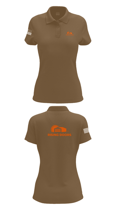 Rising Doors 80958329 Women's Short Sleeve Performance Polo  - 15