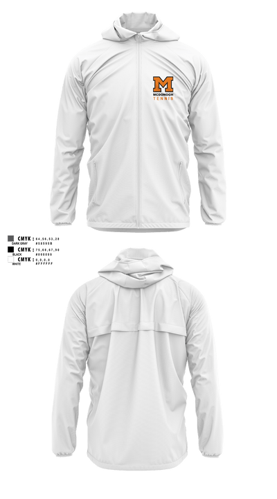 Girls Tennis McDonogh School 72297227 Windbreaker - 3