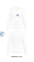 Jarrell High School Golf 58672907 Women's Long Sleeve V-neck Shirt - 15
