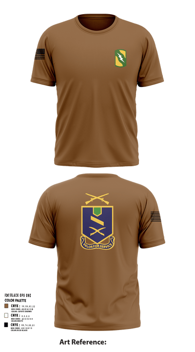 2-137th IN RGMT 48861917 Short Sleeve Performance Shirt - 103