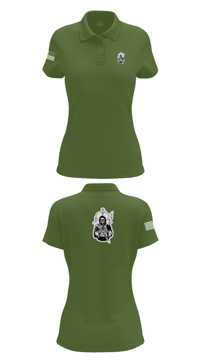 Outlaw Mortar Section 59835743 Women's Short Sleeve Performance Polo  - 55