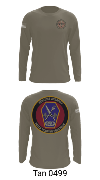 Long Sleeve Performance Shirt, 345 TRS, Air Force, Teamtime, Team time, sublimation, custom sports apparel, team uniforms, spirit wear, spiritwear, sports uniforms, custom shirts, team store, custom team store, fundraiser sports, apparel fundraiser
