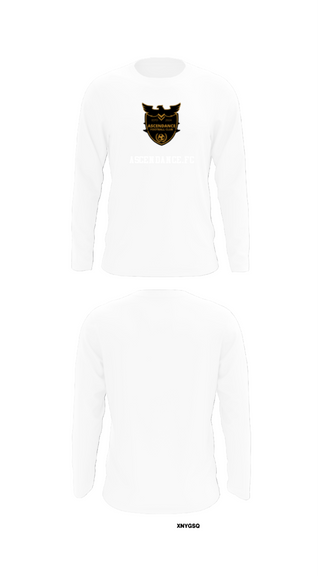 Long Sleeve Performance Shirt, Ascendance.fc, Men's Soccer, Teamtime, Team time, sublimation, custom sports apparel, team uniforms, spirit wear, spiritwear, sports uniforms, custom shirts, team store, custom team store, fundraiser sports, apparel fundraiser