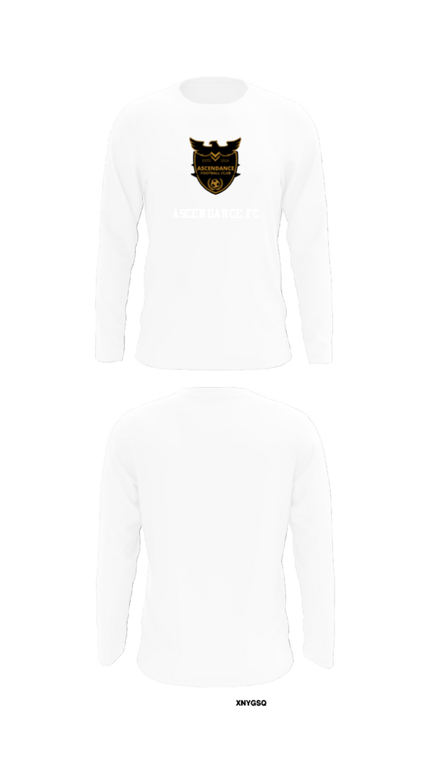 Long Sleeve Performance Shirt, Ascendance.fc, Men's Soccer, Teamtime, Team time, sublimation, custom sports apparel, team uniforms, spirit wear, spiritwear, sports uniforms, custom shirts, team store, custom team store, fundraiser sports, apparel fundraiser