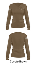 Naval Beach Unit 7 66179566 Women's Long Sleeve V-neck Shirt - 16