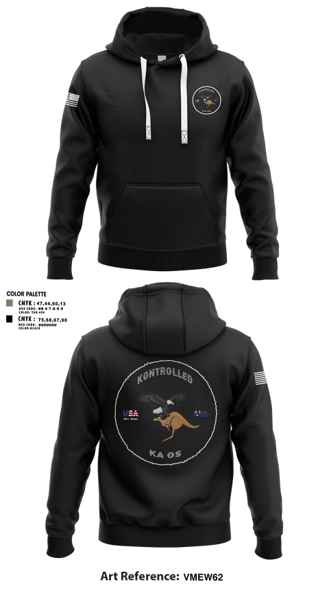 Hoodie, Kontrolled Kaos, , Teamtime, Team time, sublimation, custom sports apparel, team uniforms, spirit wear, spiritwear, sports uniforms, custom shirts, team store, custom team store, fundraiser sports, apparel fundraiser