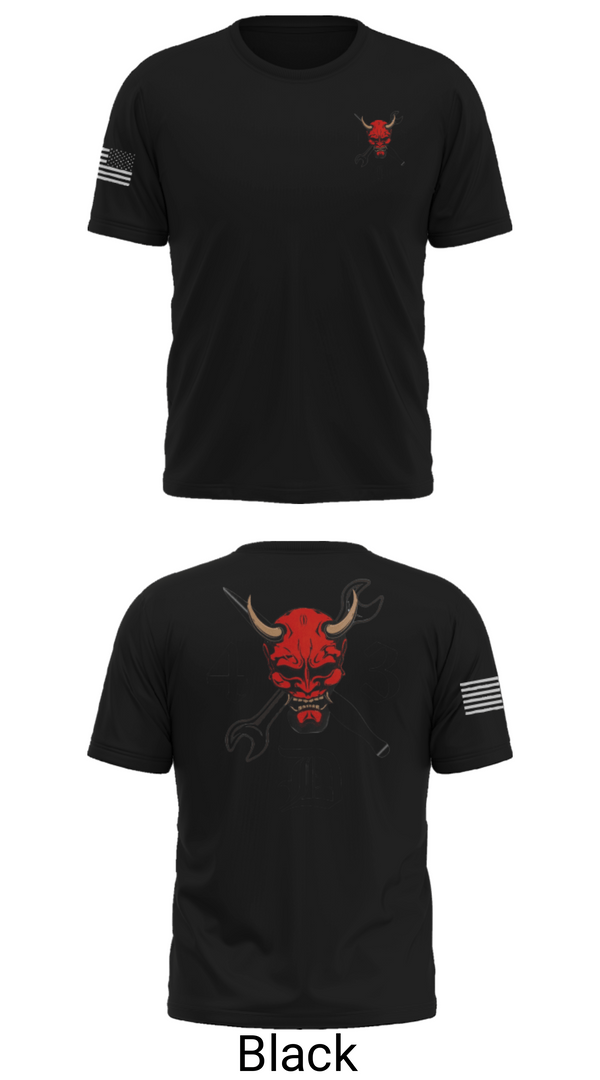 Short Sleeve Performance Shirt, 4-3 DEMONS, Army, Teamtime, Team time, sublimation, custom sports apparel, team uniforms, spirit wear, spiritwear, sports uniforms, custom shirts, team store, custom team store, fundraiser sports, apparel fundraiser