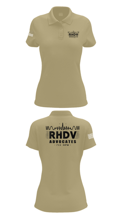 711 HPW/RHDV 93111099 Women's Short Sleeve Performance Polo  - 95