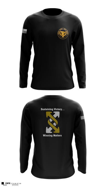 143rd ESC 13451514 Long Sleeve Performance Shirt 1