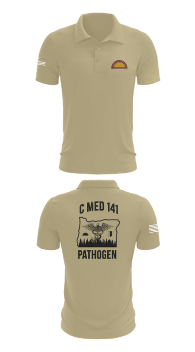 C Med 88701681 Short Sleeve Performance Polo - 83