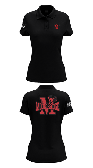 Womens Short Sleeve Performance Polo, Moundridge High School Basketball, Women's Basketball, Teamtime, Team time, sublimation, custom sports apparel, team uniforms, spirit wear, spiritwear, sports uniforms, custom shirts, team store, custom team store, fundraiser sports, apparel fundraiser