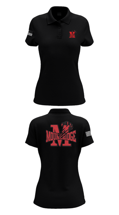 Moundridge High School Basketball 5586050 Women's Short Sleeve Performance Polo  - 36