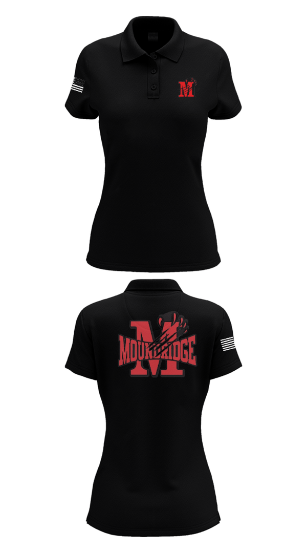 Womens Short Sleeve Performance Polo, Moundridge High School Basketball, Women's Basketball, Teamtime, Team time, sublimation, custom sports apparel, team uniforms, spirit wear, spiritwear, sports uniforms, custom shirts, team store, custom team store, fundraiser sports, apparel fundraiser