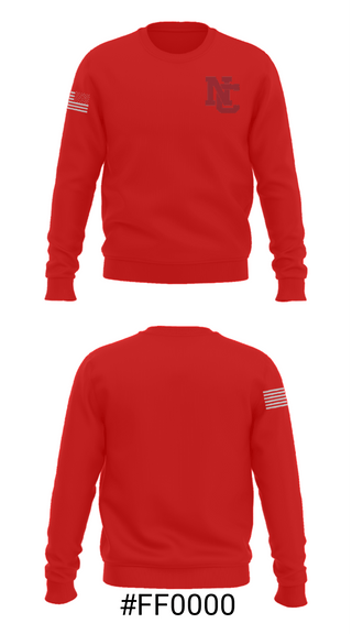 Crew Neck Sweatshirt, North Central High School Track, Track & Field, Teamtime, Team time, sublimation, custom sports apparel, team uniforms, spirit wear, spiritwear, sports uniforms, custom shirts, team store, custom team store, fundraiser sports, apparel fundraiser