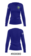 Point University Tennis 71976692 Women's Long Sleeve V-neck Shirt - 20