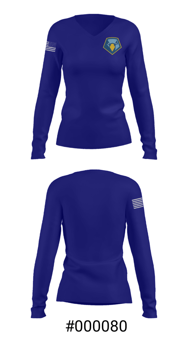 Women's Long Sleeve Vneck Shirt, Point University Tennis, Tennis, Teamtime, Team time, sublimation, custom sports apparel, team uniforms, spirit wear, spiritwear, sports uniforms, custom shirts, team store, custom team store, fundraiser sports, apparel fundraiser