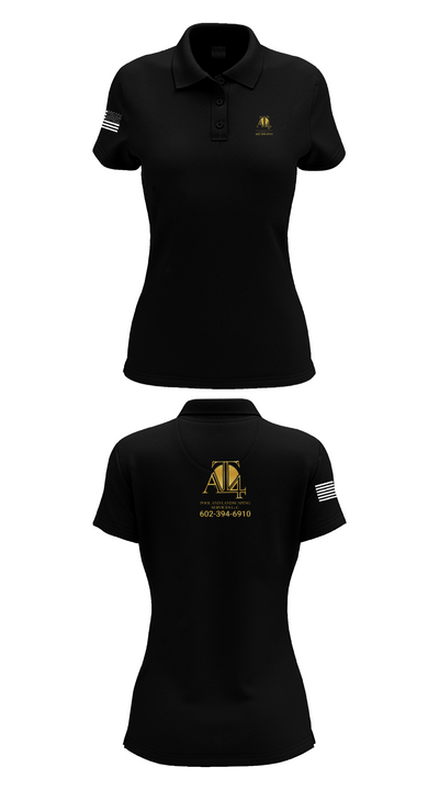 AT 4 pools and landscaping services llc 37065917 Women's Short Sleeve Performance Polo  - 16