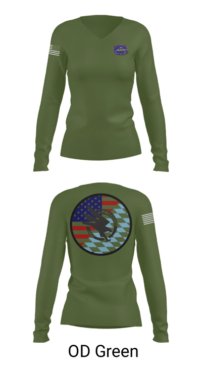 Falcon Team, JMRC 44221866 Women's Long Sleeve V-neck Shirt - 57