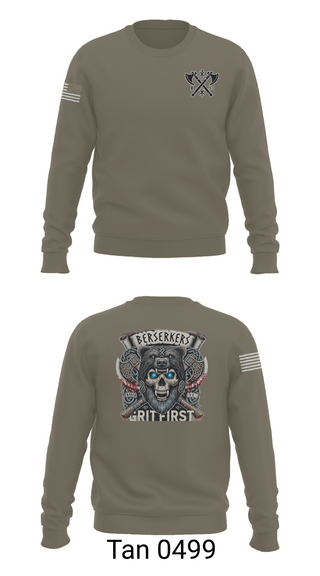 Crew Neck Sweatshirt, Baker 3-509th 3rd Plt 1st squad, Army, Teamtime, Team time, sublimation, custom sports apparel, team uniforms, spirit wear, spiritwear, sports uniforms, custom shirts, team store, custom team store, fundraiser sports, apparel fundraiser