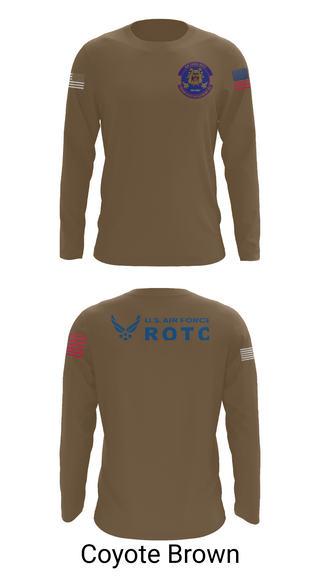 Long Sleeve Performance Shirt, Detachment 035, Air Force, Teamtime, Team time, sublimation, custom sports apparel, team uniforms, spirit wear, spiritwear, sports uniforms, custom shirts, team store, custom team store, fundraiser sports, apparel fundraiser