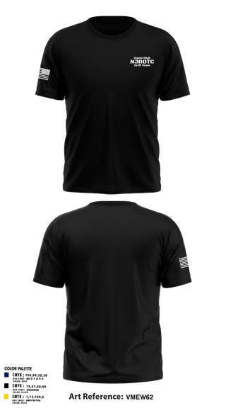 Old School Cotton Feel Shirt, Guam High NJROTC Drill Team, , Teamtime, Team time, sublimation, custom sports apparel, team uniforms, spirit wear, spiritwear, sports uniforms, custom shirts, team store, custom team store, fundraiser sports, apparel fundraiser