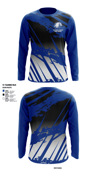 Long Sleeve Performance Shirt, Columbia Eagles, Men's Soccer, Teamtime, Team time, sublimation, custom sports apparel, team uniforms, spirit wear, spiritwear, sports uniforms, custom shirts, team store, custom team store, fundraiser sports, apparel fundraiser