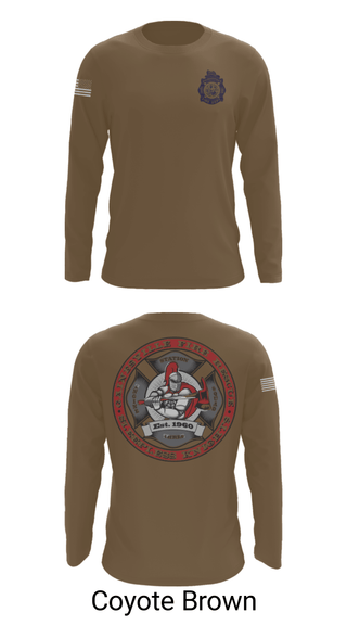 Long Sleeve Performance Shirt, GFR Station 3, Fire Department, Teamtime, Team time, sublimation, custom sports apparel, team uniforms, spirit wear, spiritwear, sports uniforms, custom shirts, team store, custom team store, fundraiser sports, apparel fundraiser